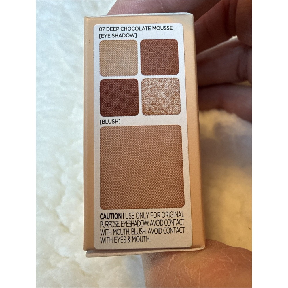 I'M MEME Multi Cube Eyeshadow & Cheek Deep Chocolate Mousse Korean Skincare NEW - Picture 6 of 11